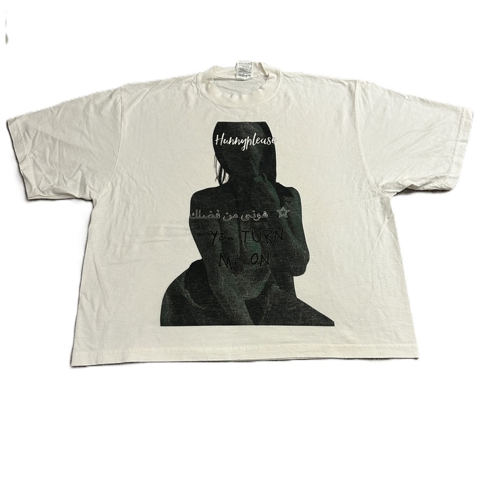 Shaka‎ Wear Graphic T-Shirt Mens M Cream Excellent Drop Shoulder Heavyweight Tee
